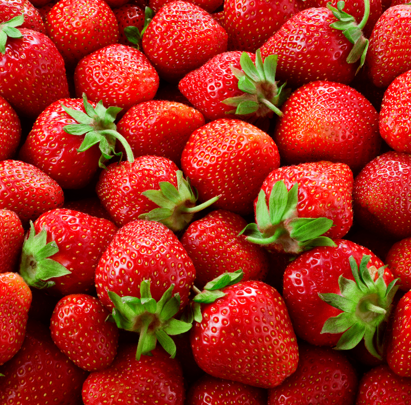 Fresh strawberries, a crop commonly tested for pesticide residue
