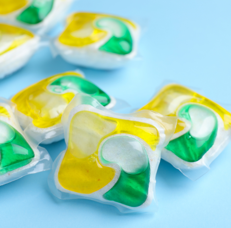 Laundry detergent pods, an everyday household product with pesticide-class ingredients